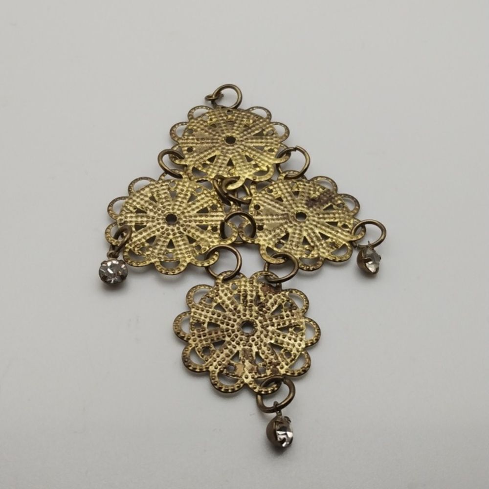 Vintage filigree necklace pendant